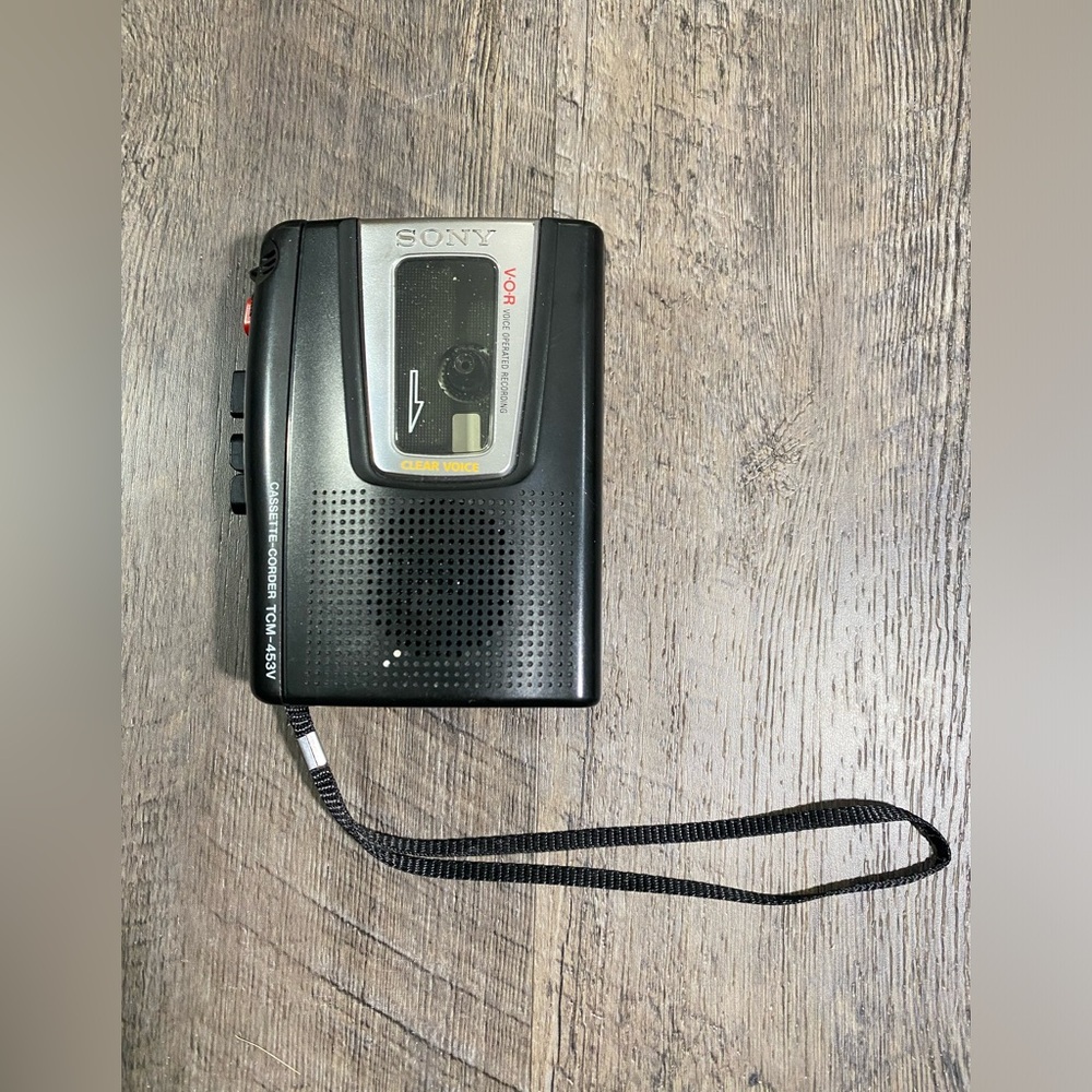 Sony Tcm453v Full Size Audio Cassette Recorder